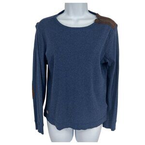 Lauren Ralph Lauren Women's Long-Sleeve Elbow Patch Top Size L